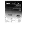 YAMAHA CDX-550 Manual de Usuario