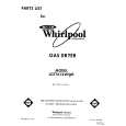 WHIRLPOOL LG7761XWW0 Catálogo de piezas