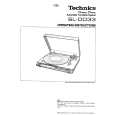 TECHNICS SL-DD33 Manual de Usuario