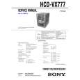 SONY HCD-VX777 Manual de Servicio