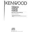 KENWOOD 104CD Manual de Usuario