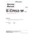PIONEER S-CR52-W/SXTW/EW5 Manual de Servicio