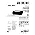 SONY MDS102 Manual de Servicio