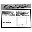 SHARP DV6345S Manual de Usuario
