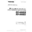 TOSHIBA SD-500EE Manual de Servicio