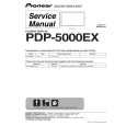 PIONEER PDP5000EX Manual de Servicio