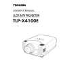 TOSHIBA TLP-X4100E Manual de Usuario