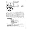 PIONEER A103 Manual de Servicio