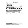 PIONEER CT-W4000 Manual de Servicio