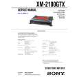 SONY XM2100GTX Manual de Servicio