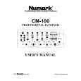 NUMARK CM-100 Manual de Usuario