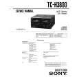 SONY TC-H3800 Manual de Servicio