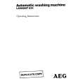 AEG Lavamat 634 w Manual de Usuario