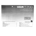 YAMAHA T-700 Manual de Usuario