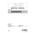 YAMAHA JX40 Manual de Servicio