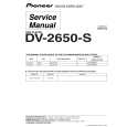 PIONEER DV-2650-S Manual de Servicio