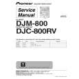 PIONEER DJM-800/WAXJ5 Manual de Servicio