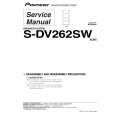 PIONEER S-DV262SW Manual de Servicio