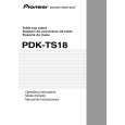 PIONEER PDK-TS18/WL Manual de Usuario