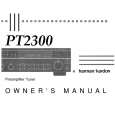 HARMAN KARDON PT2300 Manual de Usuario