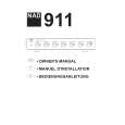 NAD 911 Manual de Usuario