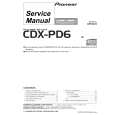 PIONEER CDX-PD6UC Manual de Servicio