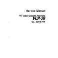 HCM VCR20 Manual de Servicio