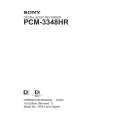 SONY PCM-3348HR Manual de Usuario
