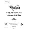 WHIRLPOOL SF335EEPW0 Catálogo de piezas