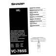 SHARP VC-785S Manual de Usuario SHARP VC-785S Manual de Usuario