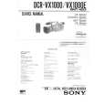 SONY DCRVX1000/E Manual de Servicio