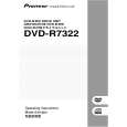 PIONEER DVD-R7322/ZUCKFP Manual de Usuario