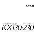 KAWAI KX130 Manual de Usuario