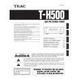 TEAC TH500 Manual de Usuario