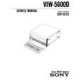 SONY VIW-5600D Manual de Servicio