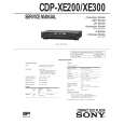 SONY CDP-XE300 Manual de Servicio