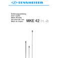 SENNHEISER MKE 42 Manual de Usuario