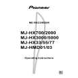 PIONEER MJ-HX700 Manual de Usuario