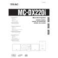 TEAC MCDX220I Manual de Usuario