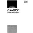 ONKYO DX-6900 Manual de Usuario
