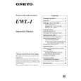 ONKYO UWL-1 Manual de Usuario