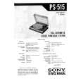 SONY PS515 Manual de Servicio
