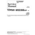 PIONEER YPM2036ZF Manual de Servicio