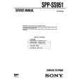 SONY SPPSS951 Manual de Servicio