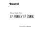 ROLAND HP3800G Manual de Usuario