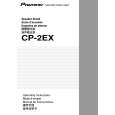 PIONEER CP-2EX/XTW1/E5 Manual de Usuario