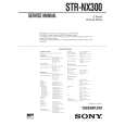 SONY STRNX300 Manual de Servicio
