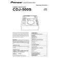 PIONEER CDJ-500S/NK Manual de Usuario