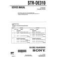 SONY STR-DE310 Manual de Servicio