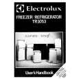 ELECTROLUX TR1053 Manual de Usuario